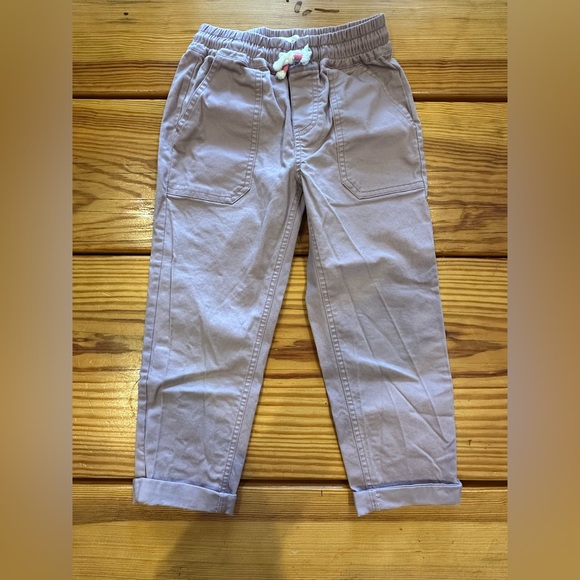 Mauve colored MB chino joggers - Picture 2 of 3